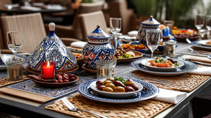 greek restaurant food olives and tomatoes