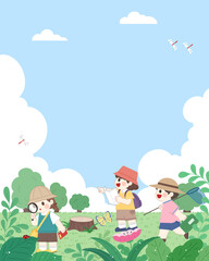 kids playing in the park