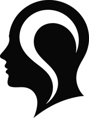 Ultra-Smooth Head Logo – Perfectly Balanced & High-Resolution Vector. 