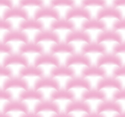 seamless pattern with pink translucent semi-arcs vector background
