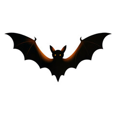 Obraz premium Glowing Bat: Halloween Night Creature Design