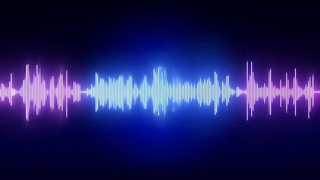 High definition animation depicting electromagnetic waves dynamic lines patterns representing scientific technological concepts