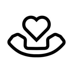 Phone Heart Icon