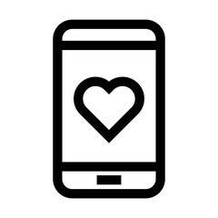 Phone Valentine Icon
