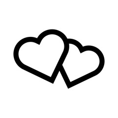 Double Heart Icon