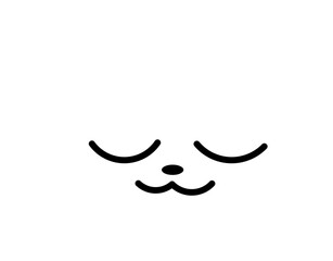 Black and White Animal Icon