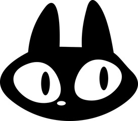 Black and White Animal Icon