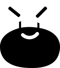 Black and White Animal Icon