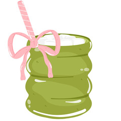 Iced Matcha Green Tea Drinks