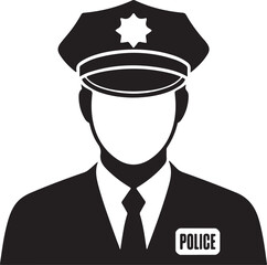 Police vector icon