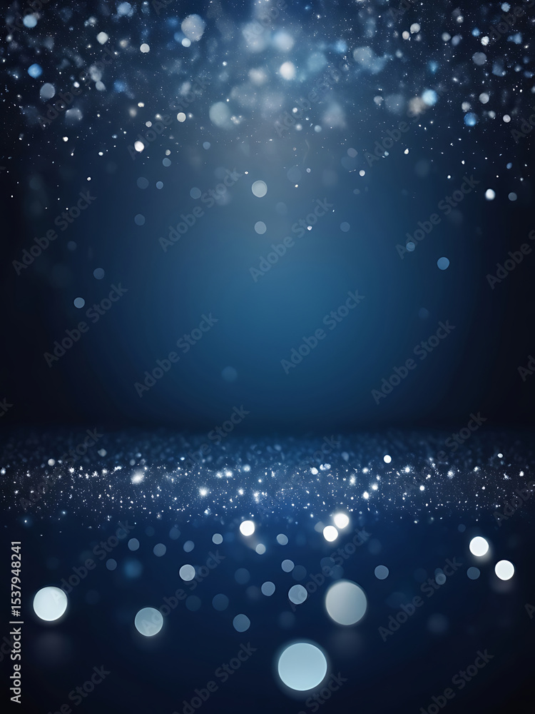 Aufkleber elegant abstract blue background with glowing light effects, smooth texture, sparkle pattern, and mo