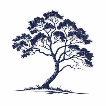 Tree icon vector. tree logo. Adobe Illustrator Artwork
