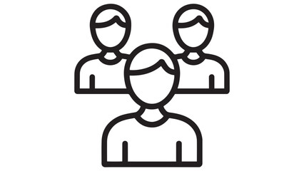 Fototapeta premium Teamwork, Collaboration, Group, People, Partnership Vector Icons Set - 24 EPS