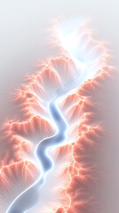 Ethereal Canyon River with Glowing Energy