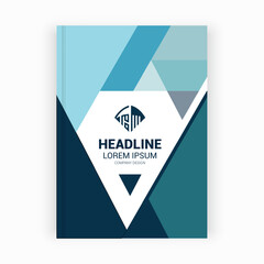 Unique Corporate Book Cover Design Template in A4. Can be adapt to Brochure, Annual Report, Magazine,Poster, Business Presentation, Portfolio, Flyer, Banner, Website.