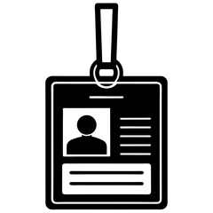 Obraz premium id-badge--.svg