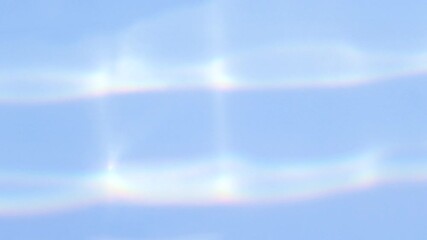 Blue abstract smooth bokeh light leak, water blurred motion, sunlight lens flare - Powered by Adobe