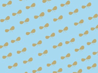 Cute simple ribbon pattern with blue background for stationery design,wrapping paper,packaging,book cover or other 