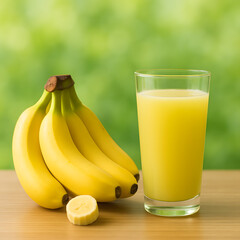 banana and juice