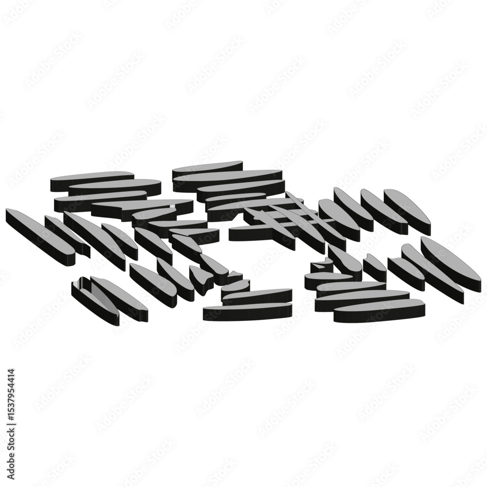 Poster black white bars. center aligned shape. vector abstract pattern. horizontal glitch figure.