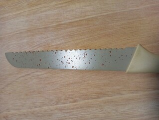 Cute calm color of kitchen knife
