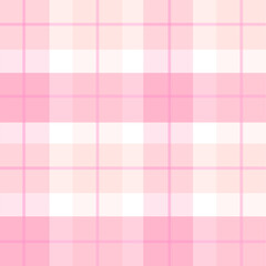 Check plaid pattern in pink and beige. Seamless light pastel houndstooth tartan for dress, jacket, coat, scarf, other modern spring summer autumn winter fashion fabric design.	