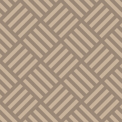 Seamless pattern of rectangular shapes arranged diagonally in light brown and dark brown colors
