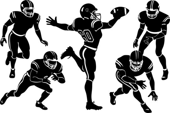 American Football Player Vector graphics