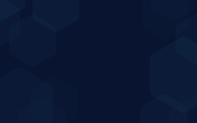 Vector background with abstract shapes for business presentation dark blue