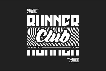 running tshirt design athletic mode, suitable for merchandise
