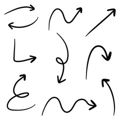 Minimal Arrow Icon Symbol for Direction and Movement