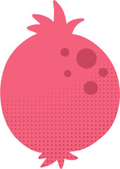 Fresh Mixed Tropical Fruits Including Pomegranate, Grapes, Oranges and Ripe Mango