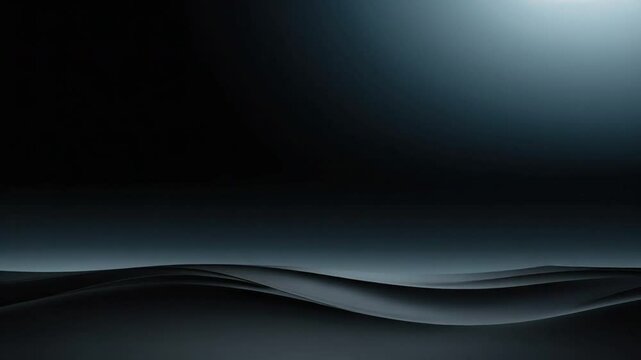 Abstract Dark Background: The serene gradient showcases smooth, rolling forms in a dark, evocative scene, perfect for adding an understated and sophisticated touch.