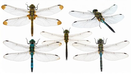 dragonfly on the sunset