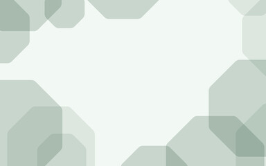 Vector background with abstract shapes for business presentation green
