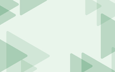Vector background with abstract shapes for business presentation green