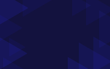 Vector background with abstract shapes for business presentation dark blue