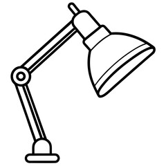 Surgical Light Minimal Line Art