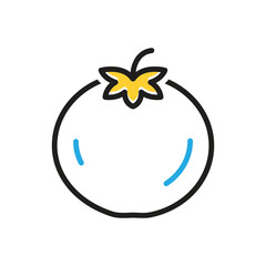 Multi color icon for tomato