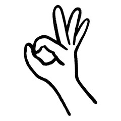 Set of realistic gestures, hand shapes. Lay black stroke logo graphic art design isolated on white The concept of expressing love, rock, V sign, love.