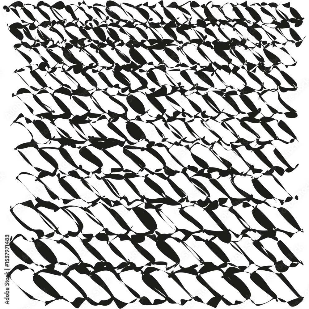 Poster diagonal stroke pattern. chaotic vector lines. abstract ink texture. black scribble form.