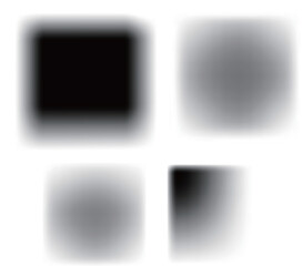 影・シルエット装飾素材セット