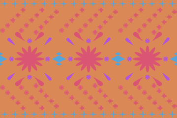 seamless pattern with flowers