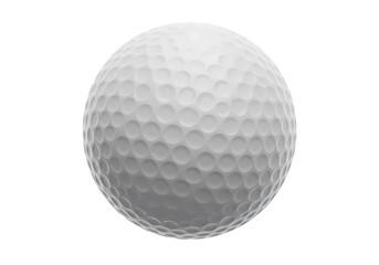Golf Ball: Perfect Close-Up for Websites and Designs on white background