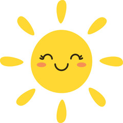 Summer Sun Character