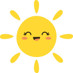 Summer Sun Character