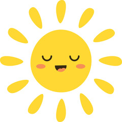 Summer Sun Character