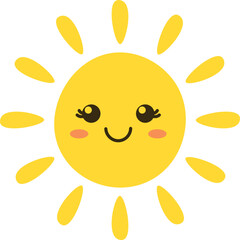 Summer Sun Character