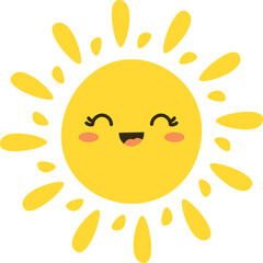 Summer Sun Character