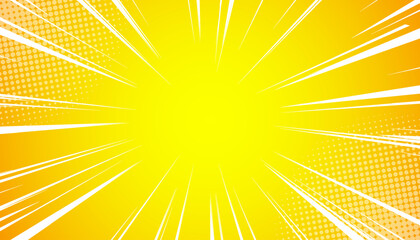 Fototapeta premium Comic Background with Halftone. vector illustration.